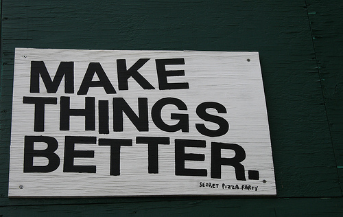 make things better