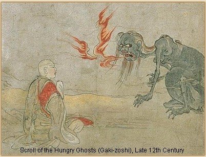 scroll-hungry-ghosts-12thC-in-collection-of-Kyoto-Natl-Museum