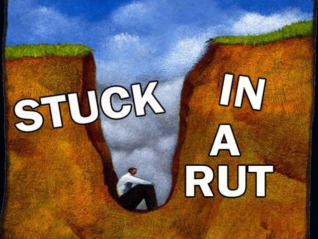 stuck-in-a-rut
